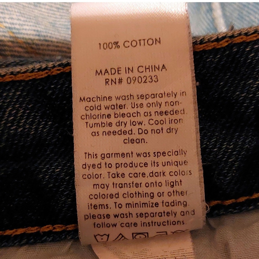 Pacsun Women's Eco Two-Tone '90s Baggy Boyfriend Jeans Sz 27 Light & Medium Wash - Picture 14 of 14